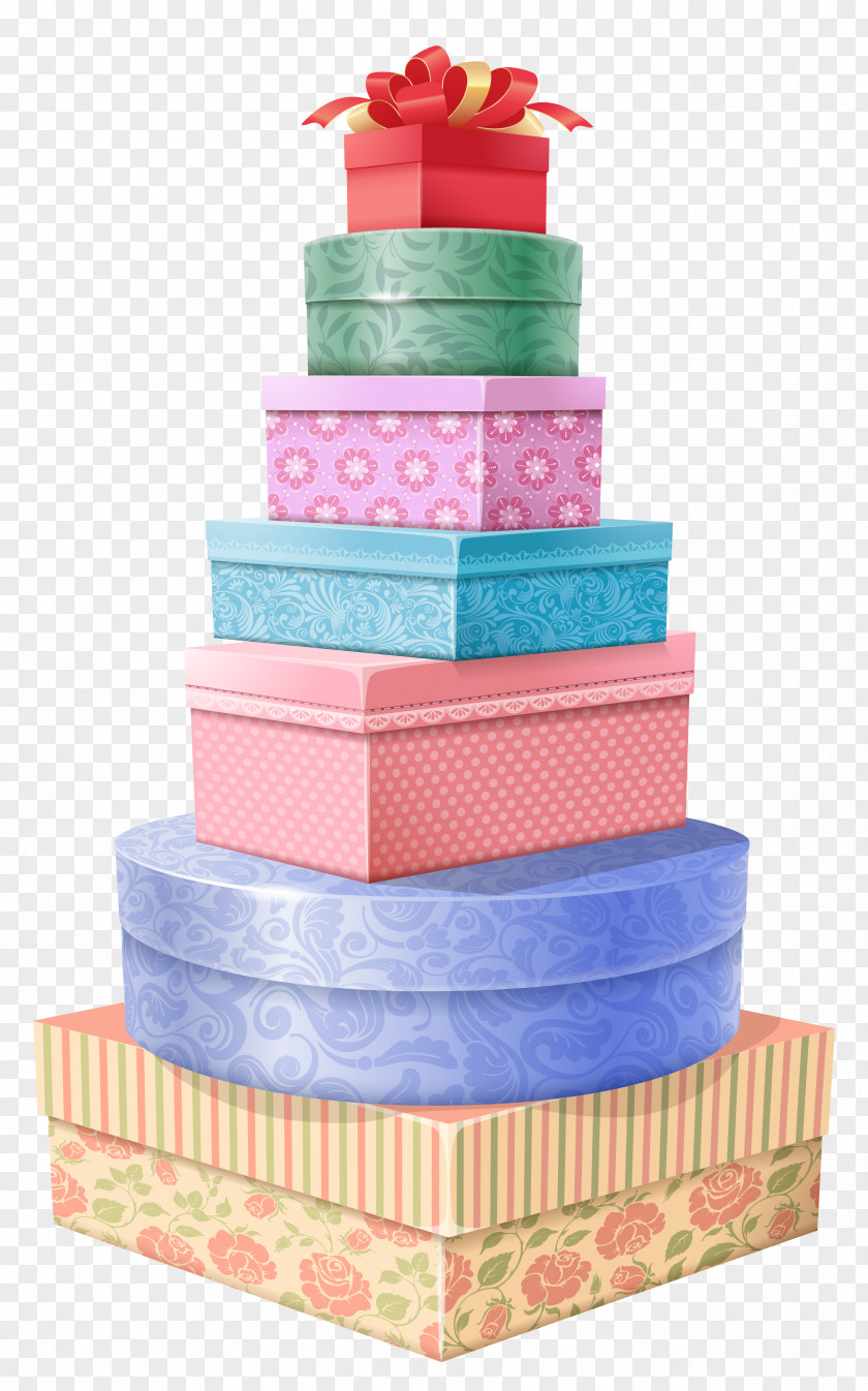 Gift Tower Clipart Picture PNG