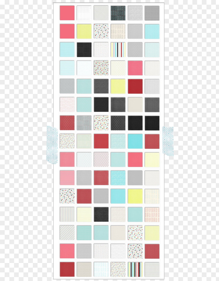 Line Textile Pantone Font PNG