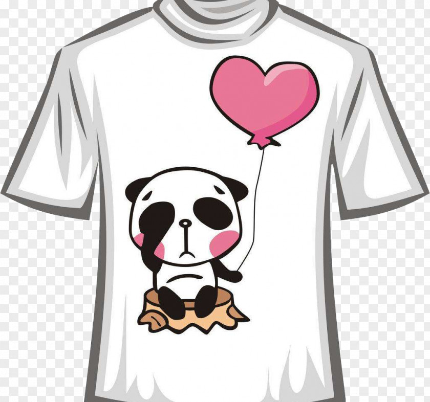 Panda T-shirt Sleeve PNG