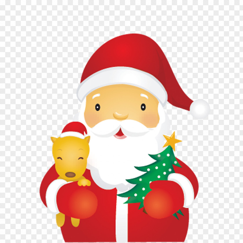 Santa Claus Christmas Gift Reindeer PNG