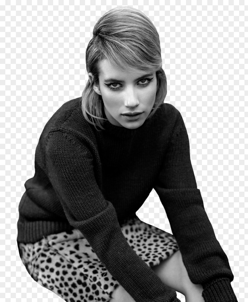 Emma Roberts American Horror Story 1960s Photo Shoot Fashion PNG