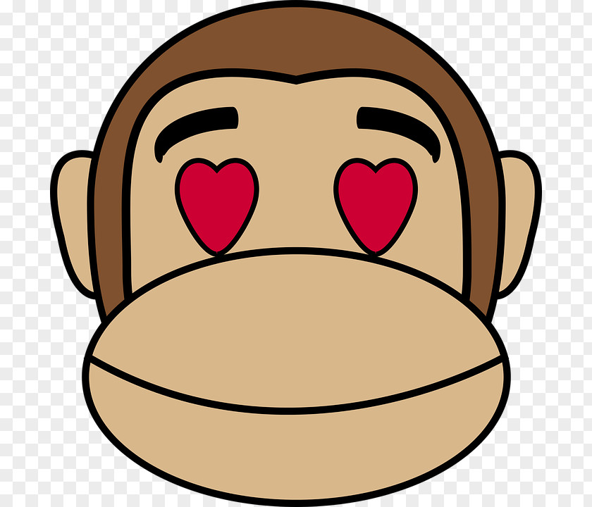 Emoji Wedding Monkey Chimpanzee Clip Art PNG