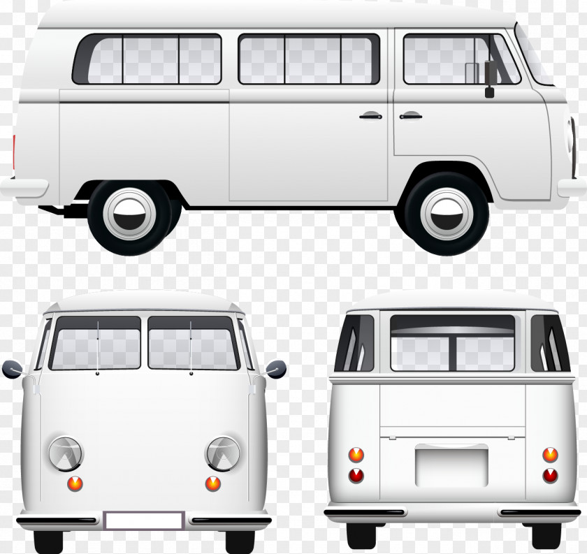 Vector Bus Van Volkswagen Type 2 Car Royalty-free PNG