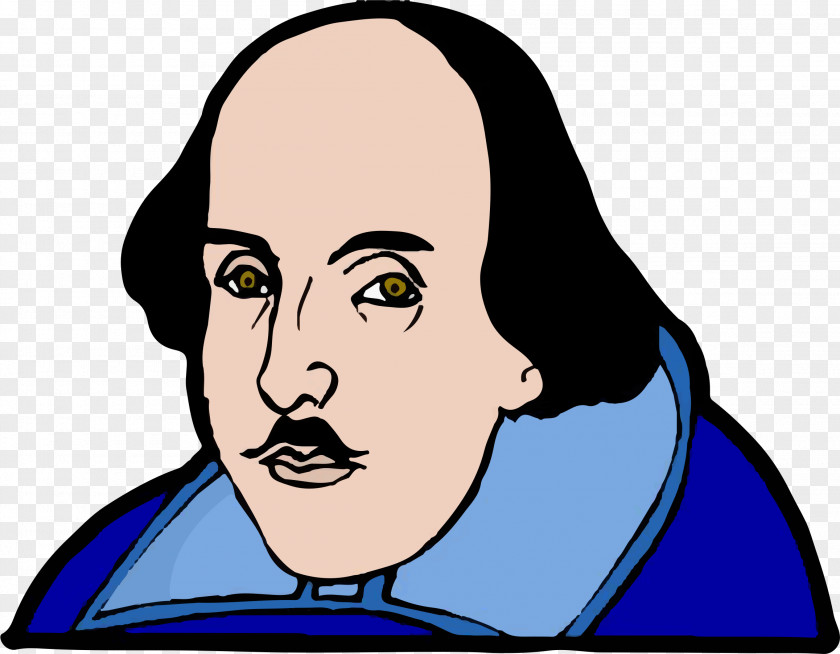 William Shakespeare Poet Author Clip Art PNG