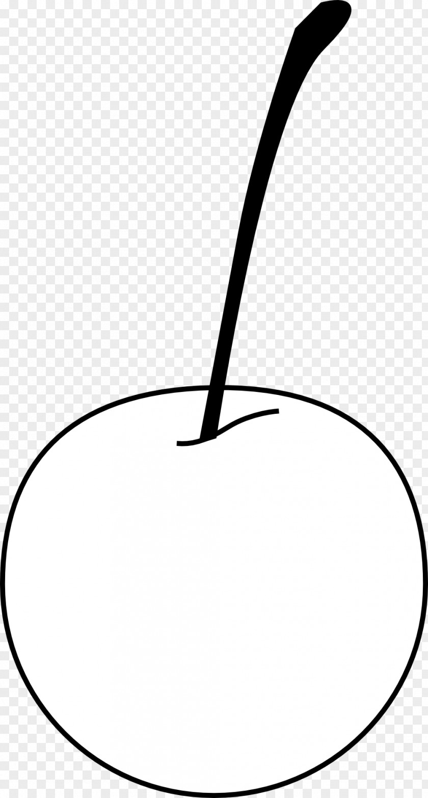 Clip Black And White Line Art Cherry PNG