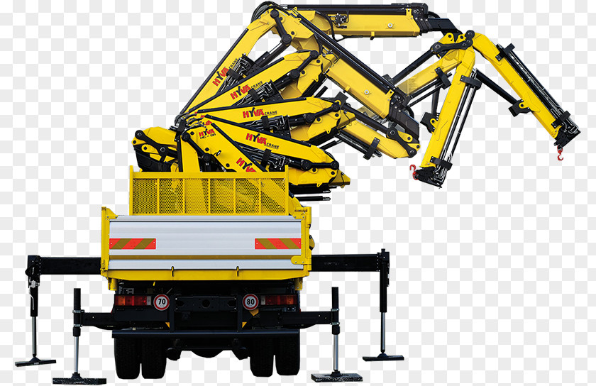 Crane Knuckleboom Machine Hoist Lifting Equipment PNG