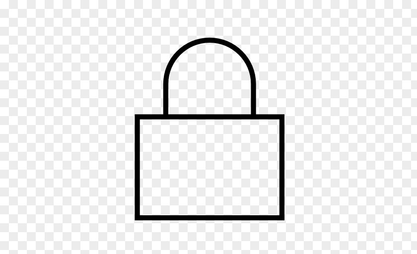 Padlock Rectangle Area White PNG