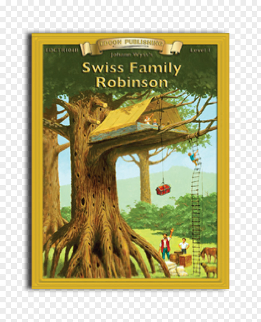 Robinson Family The Swiss Book Great Illustrated Classics Novel PNG