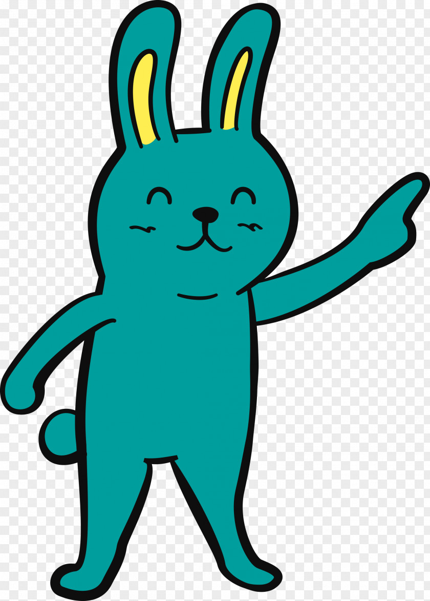 Cartoon Meter Animal Figurine Rabbit Line PNG