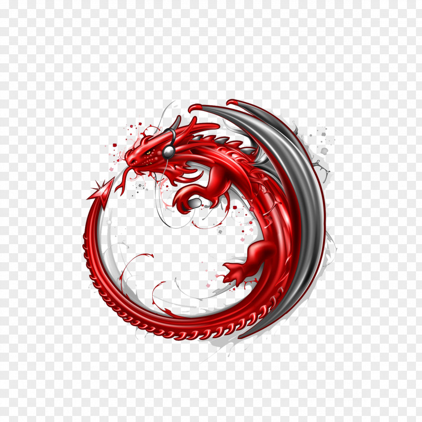 Dragon Totem Chinese Illustration PNG