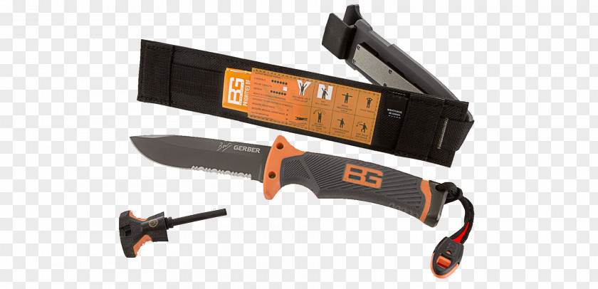 Knife Survival Gerber 31-001901 Bear Grylls Ultimate Pro Gear Blade PNG