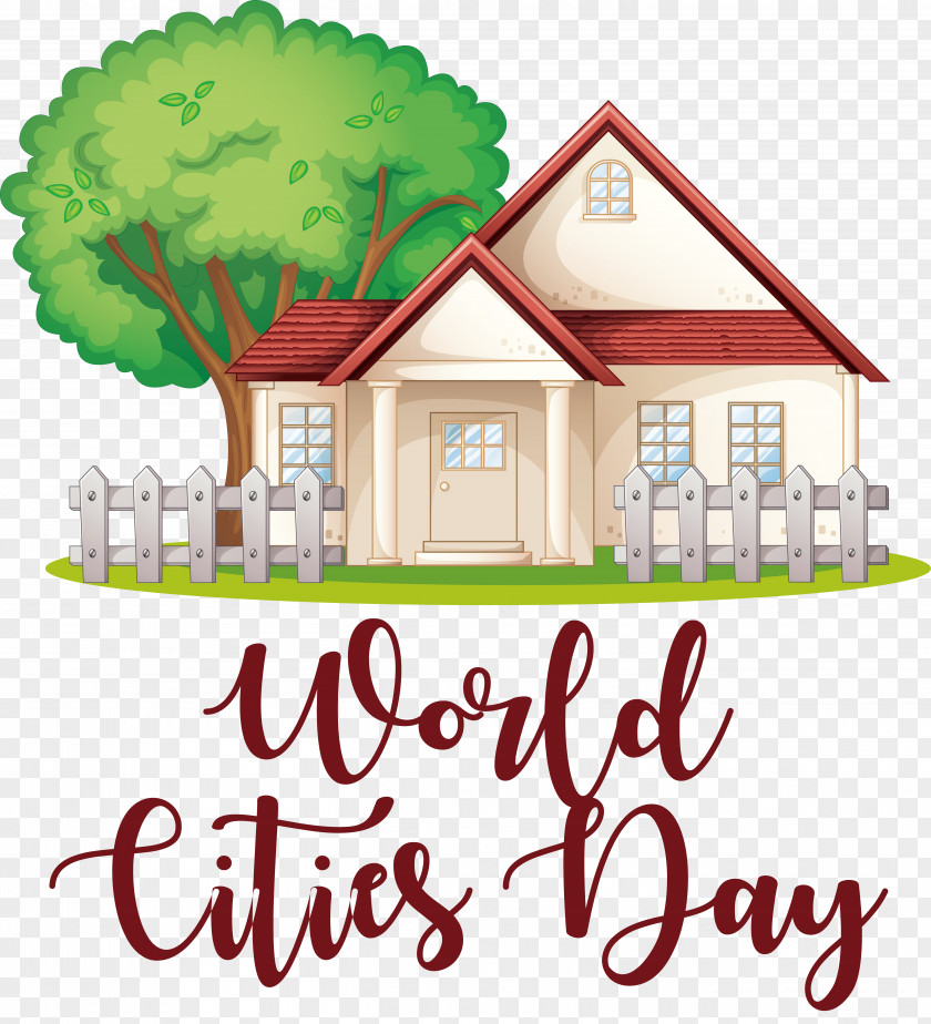 World Cities Day City Building House PNG