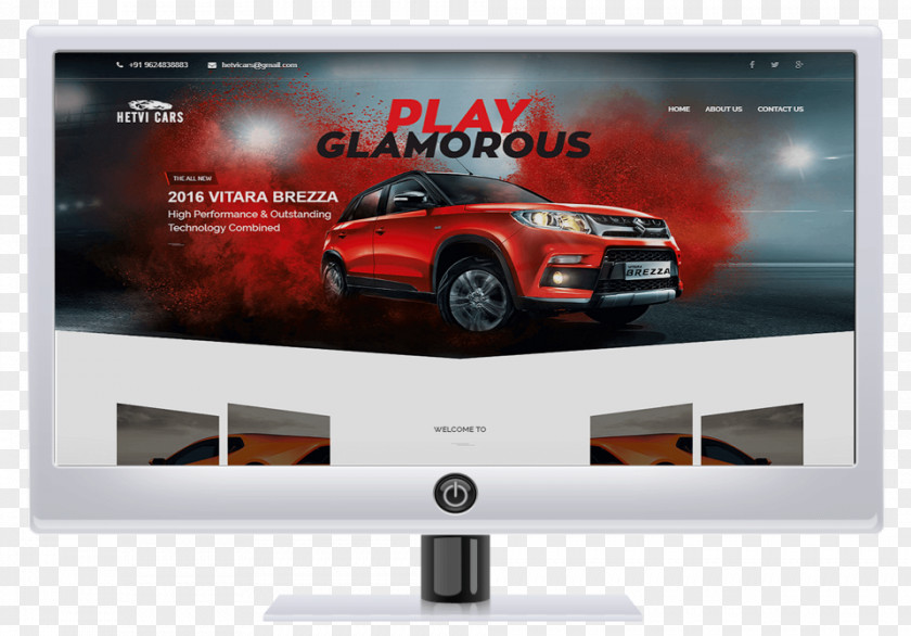 Car LCD Television Display Advertising Automotive Design Liquid-crystal PNG