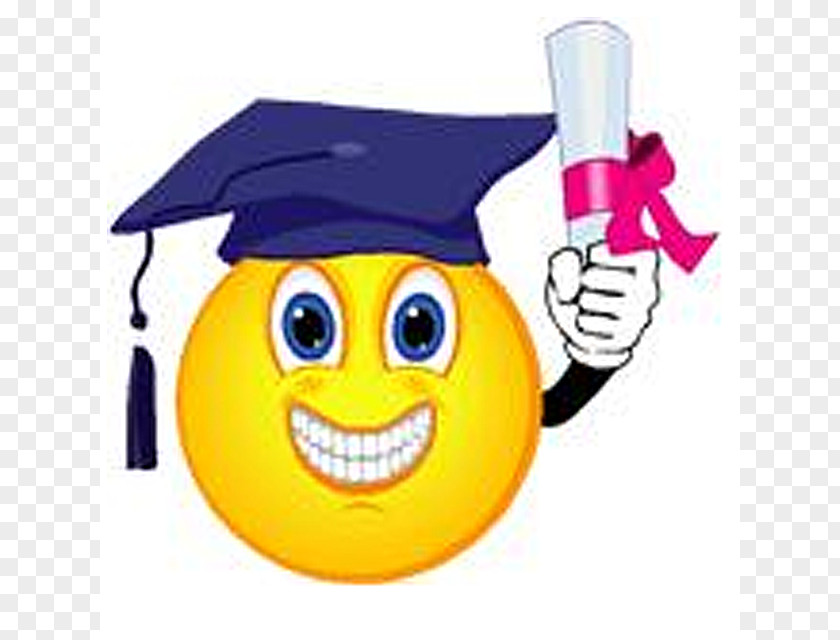 Cartoon Graduation Cliparts Smiley Ceremony Emoticon Clip Art PNG