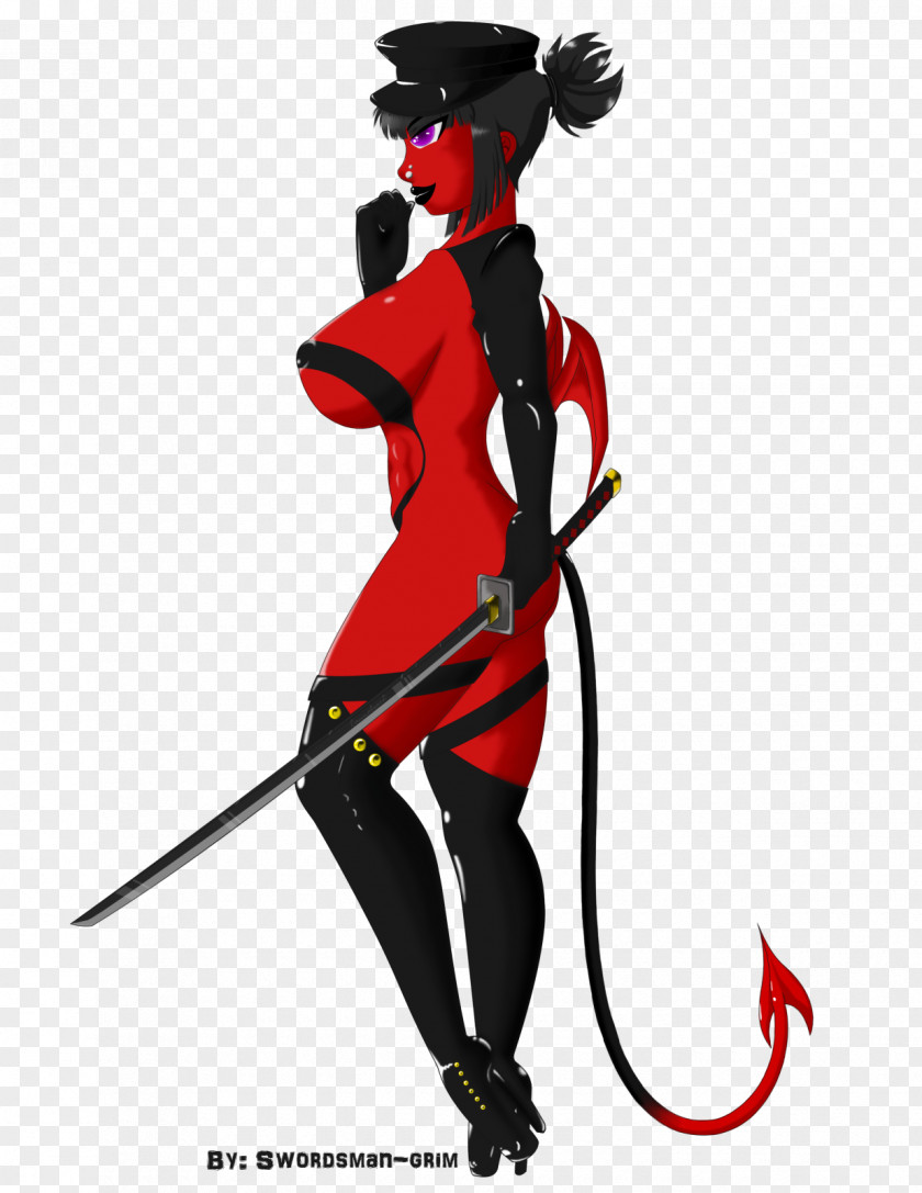 Katana Art Headgear Costume PNG