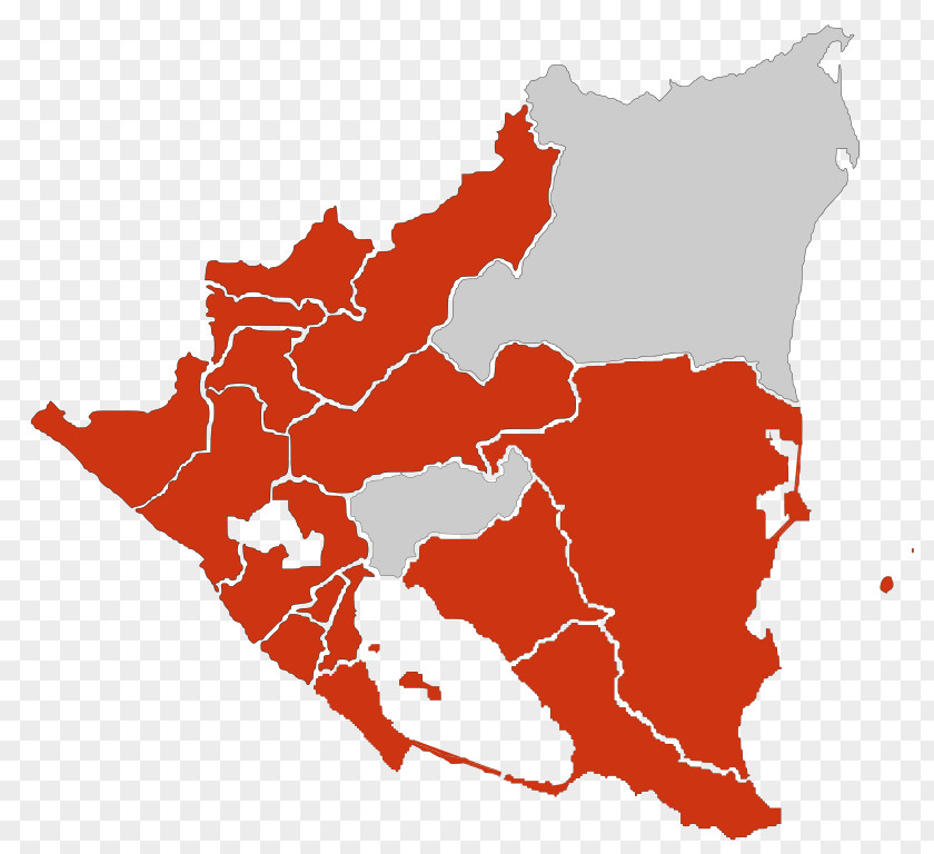Map Nicaragua Vector Royalty-free PNG