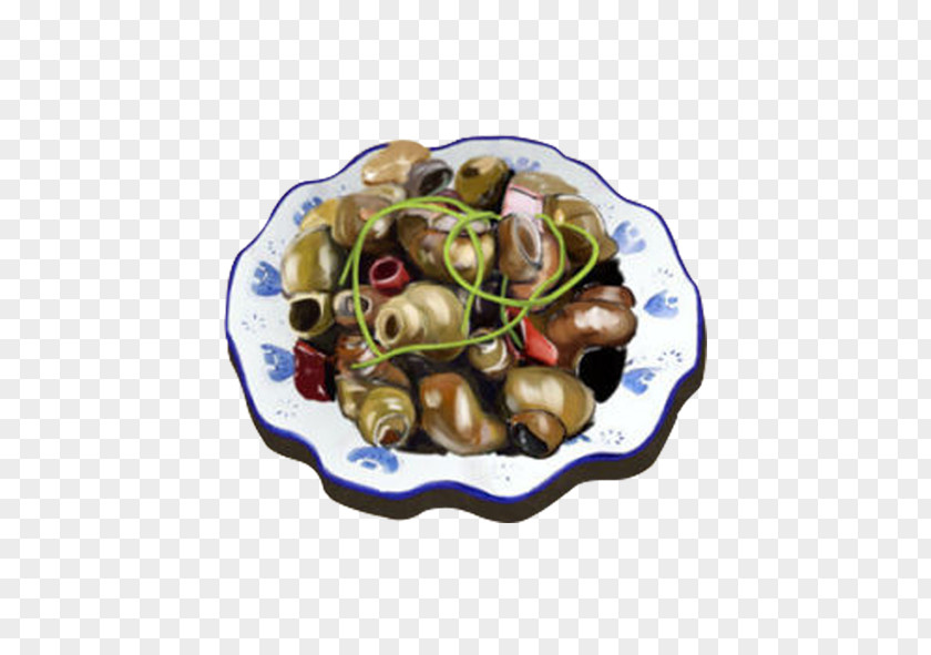 Plate Of The Snail Ningbo Home Cooking Food PNG