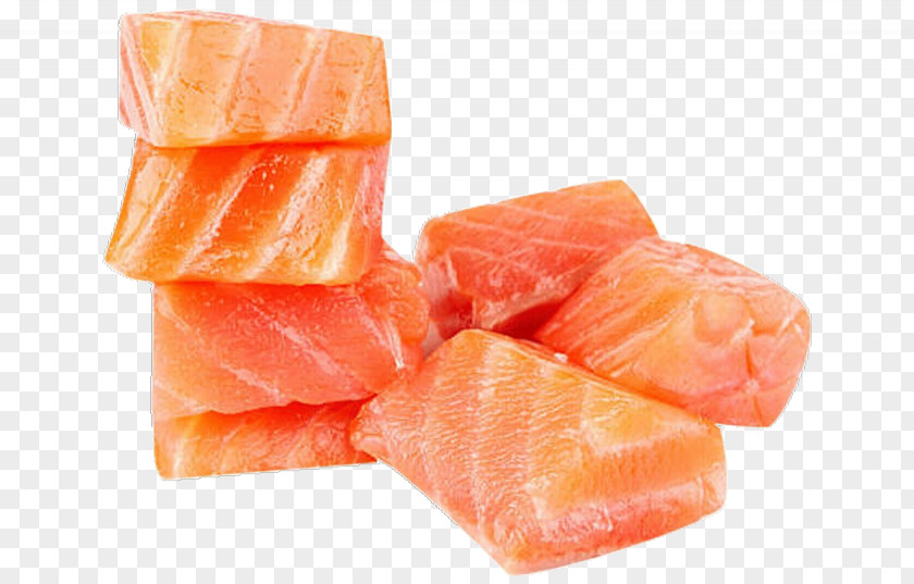 Smoked Salmon Fish Slice Orange PNG