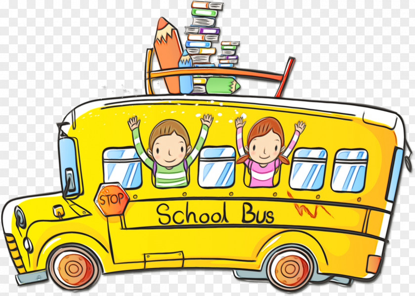 Yellow School Bus PNG