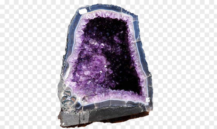 Amethyst Crystal Quartz Gemstone Mineral PNG
