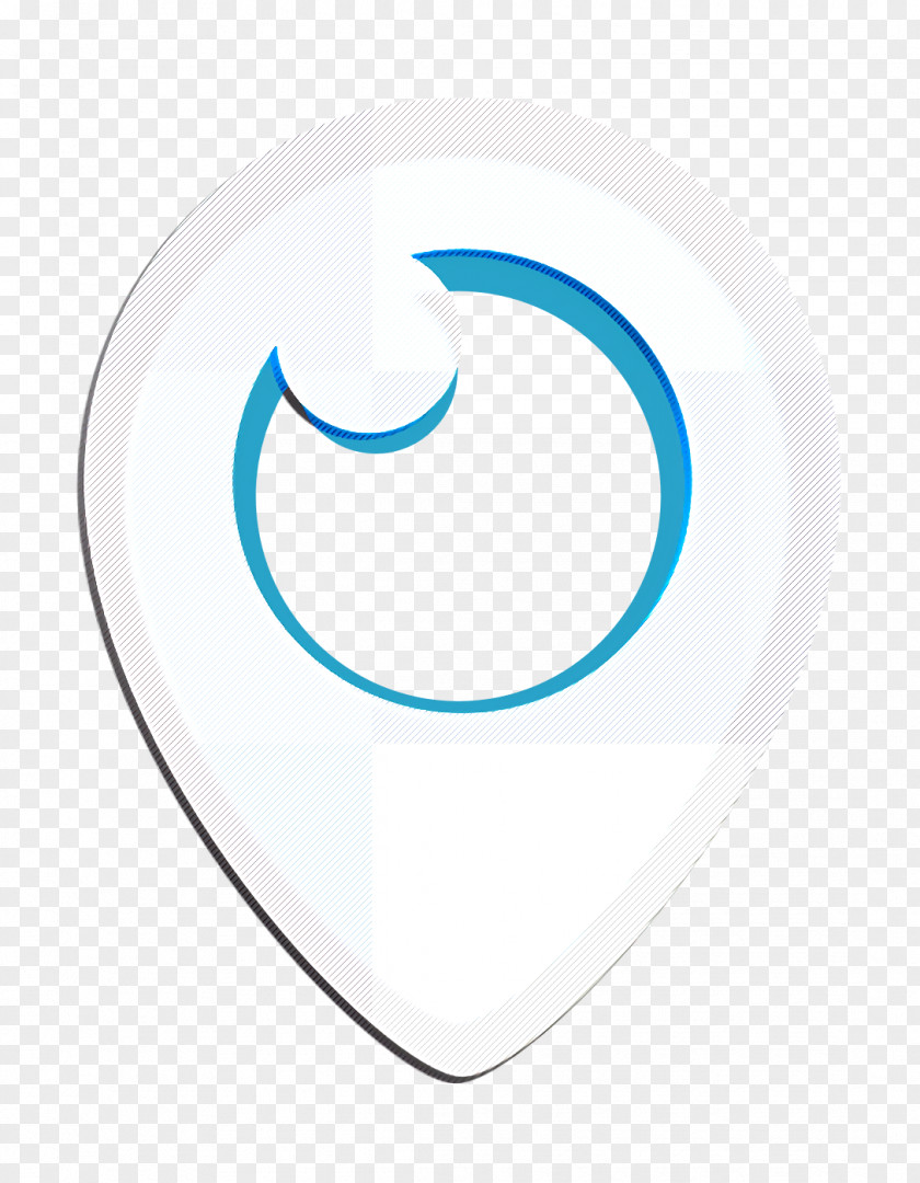 Electric Blue Symbol Eye Icon PNG