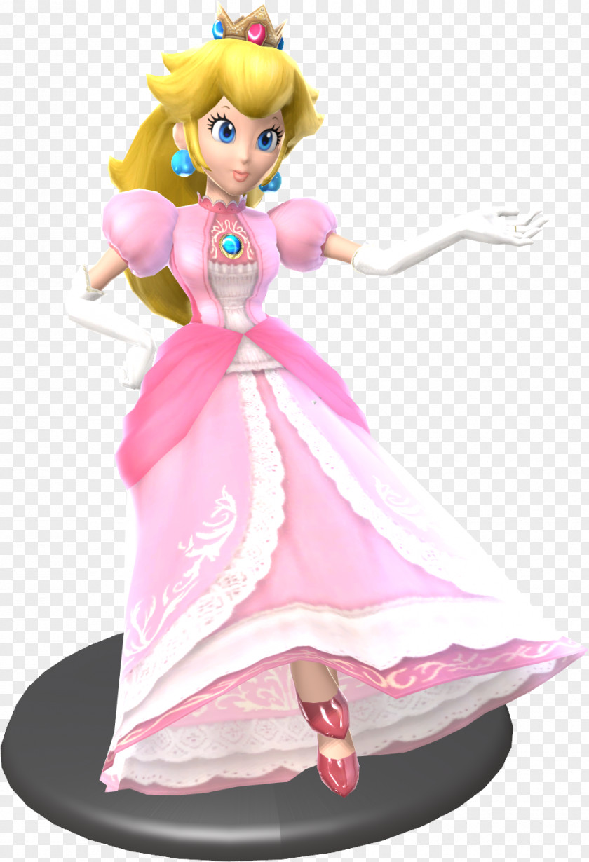 Figurine DeviantArt Artist Princess Peach Character PNG