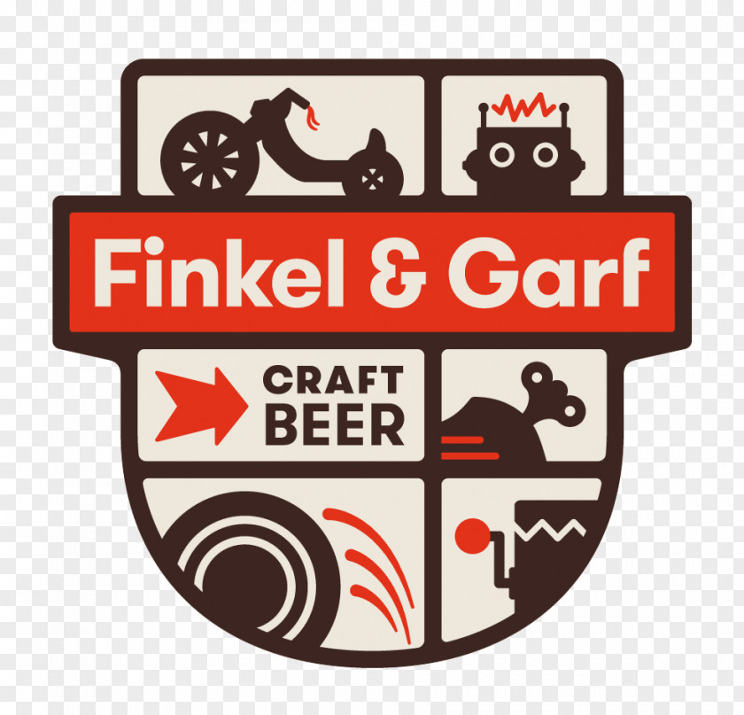 Good Friday Finkel & Garf Brewing. Co. Beer Brewery Logo Cream Ale PNG