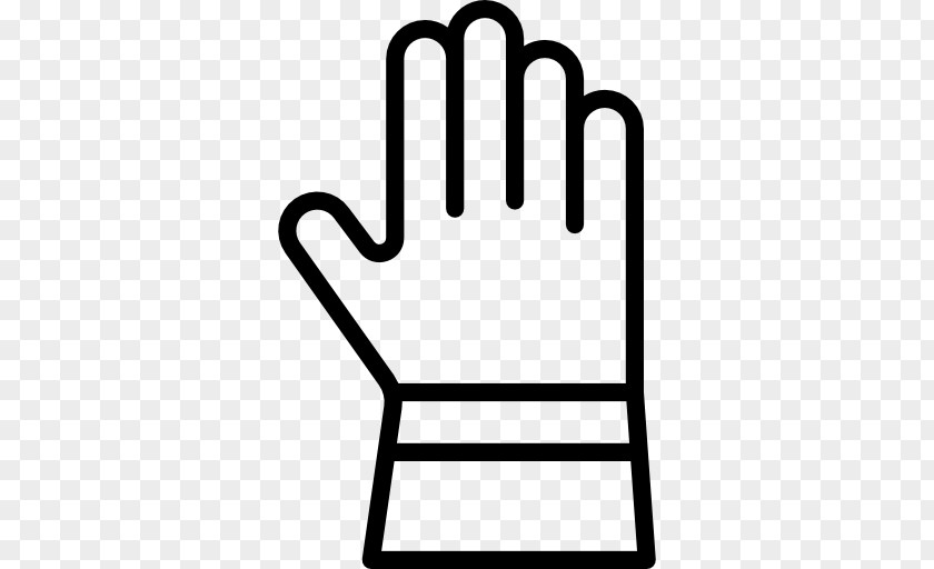 Medical Glove Line Hand PNG
