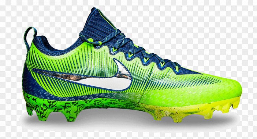 Seattle Seahawks NFL Shoe Cleat Nike PNG