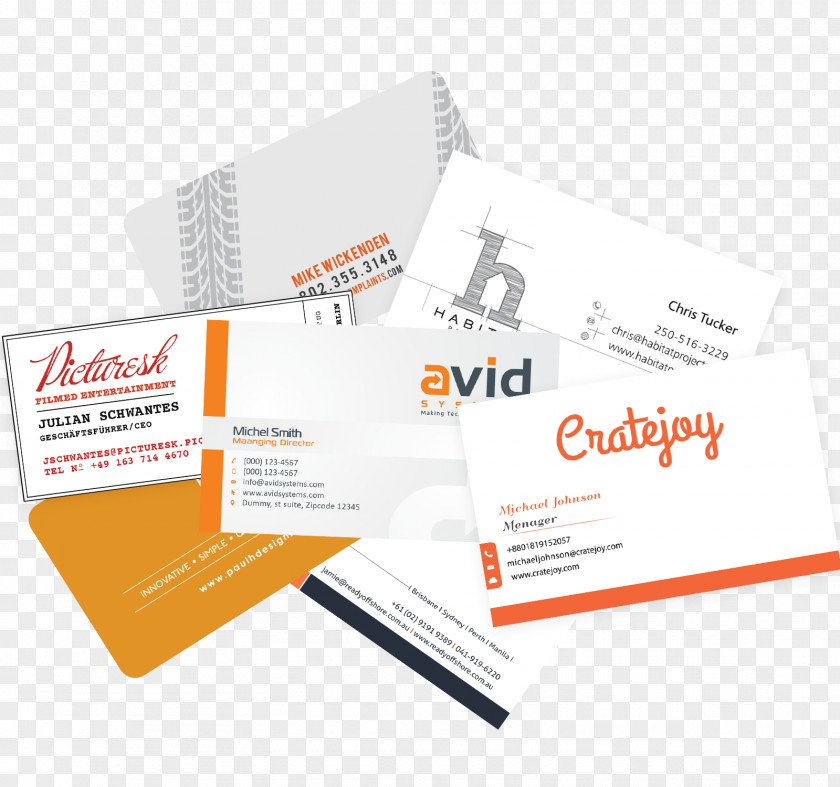 Visit Card Business Design Paper Cards Printing PNG