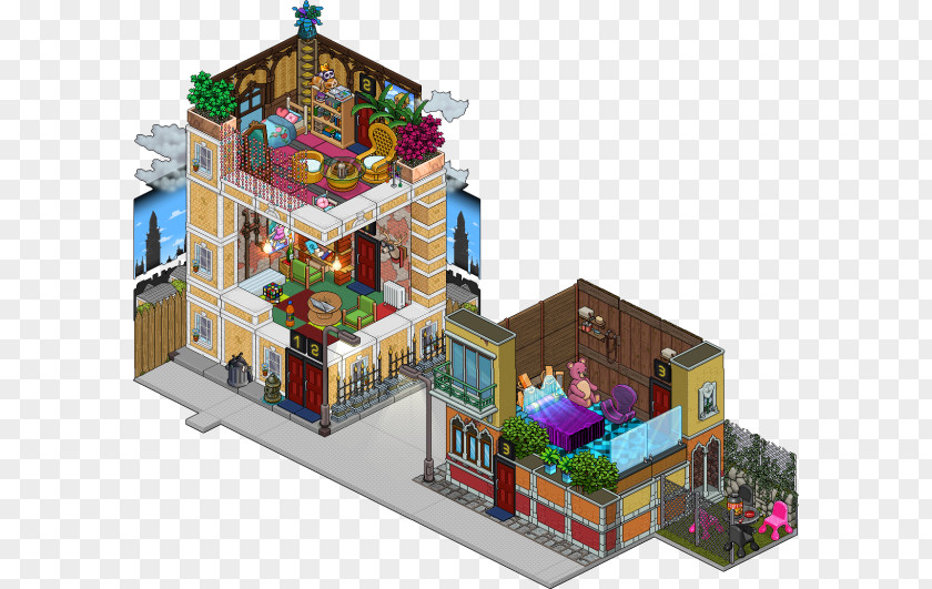 Avatar Habbo Online Chat Fansite Apartment PNG