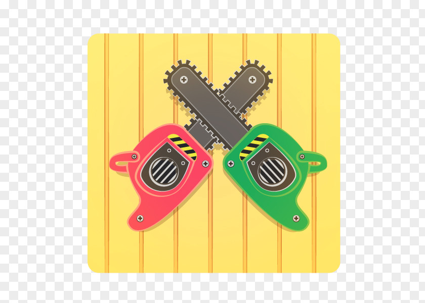 Chainsaw Cardboard PNG