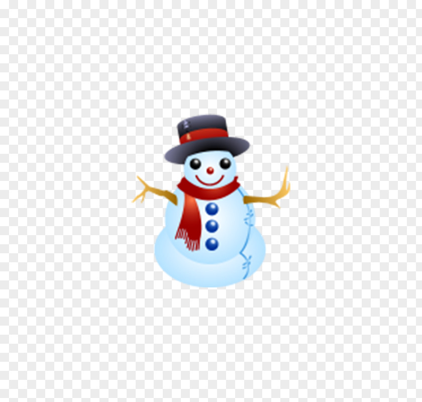 Creative Christmas Snowman ICO Download Icon PNG