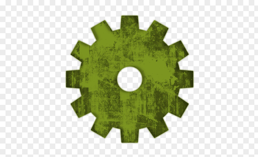 Green Dust Gear Rotation Clock Clip Art PNG