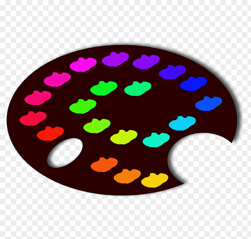 Paint Palette Clipart Color Scheme Clip Art PNG