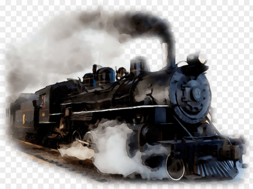 Steam Engine Transport Locomotive Vehicle Train PNG