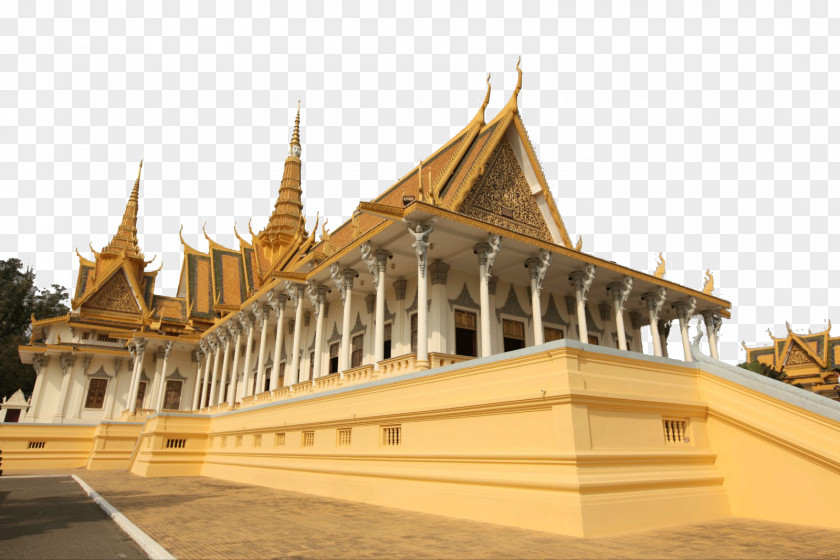 Cambodia's Famous Royal Palace Angkor Wat Palace, Phnom Penh Tonlxe9 Sap National Museum Of Cambodia Mekong PNG