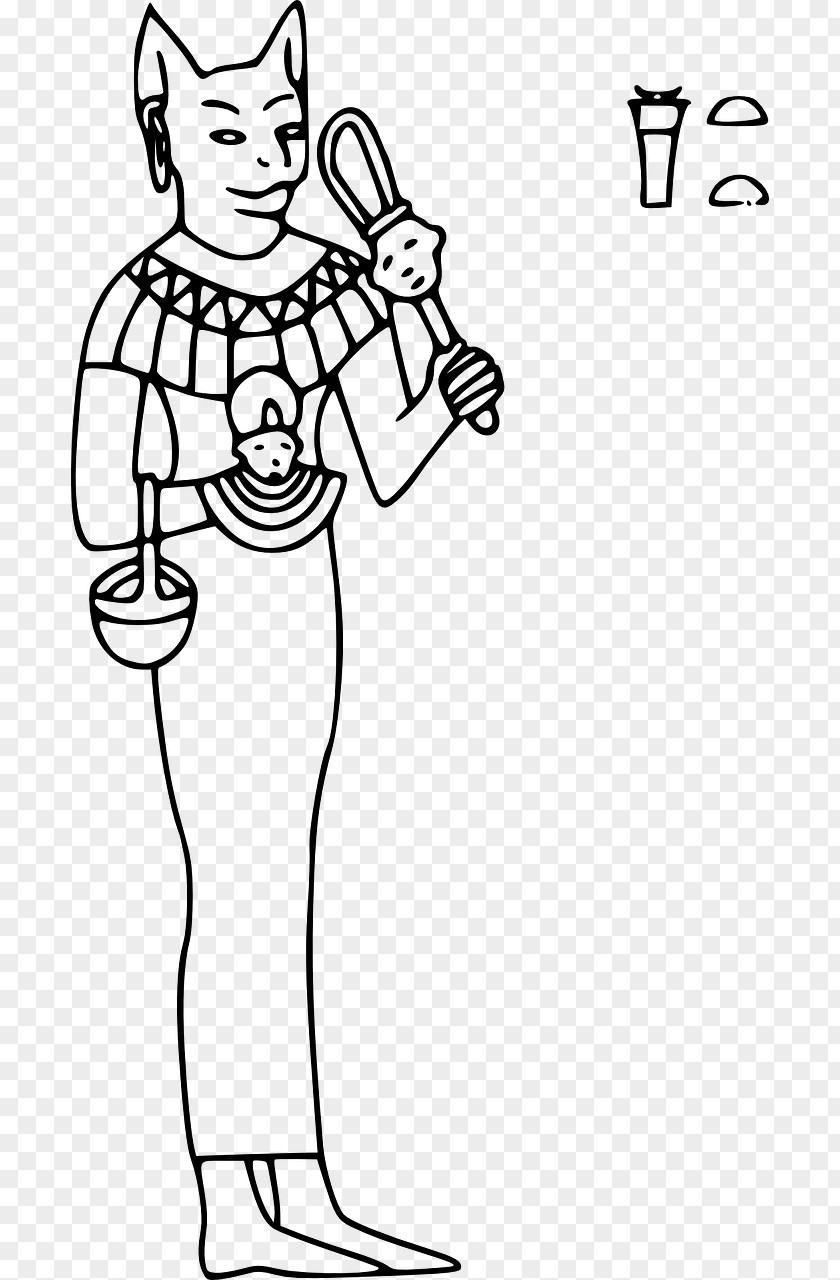 Goddess Ancient Egyptian Religion Bastet Coloring Book Neith PNG