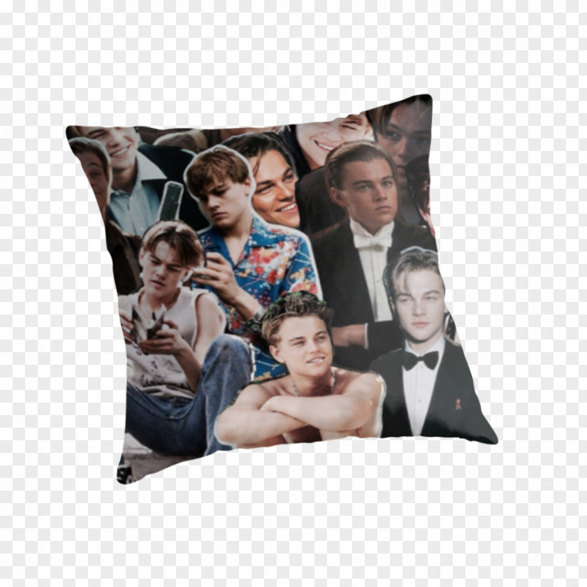 Leonardo Dicaprio Cushion Throw Pillows Textile Material PNG
