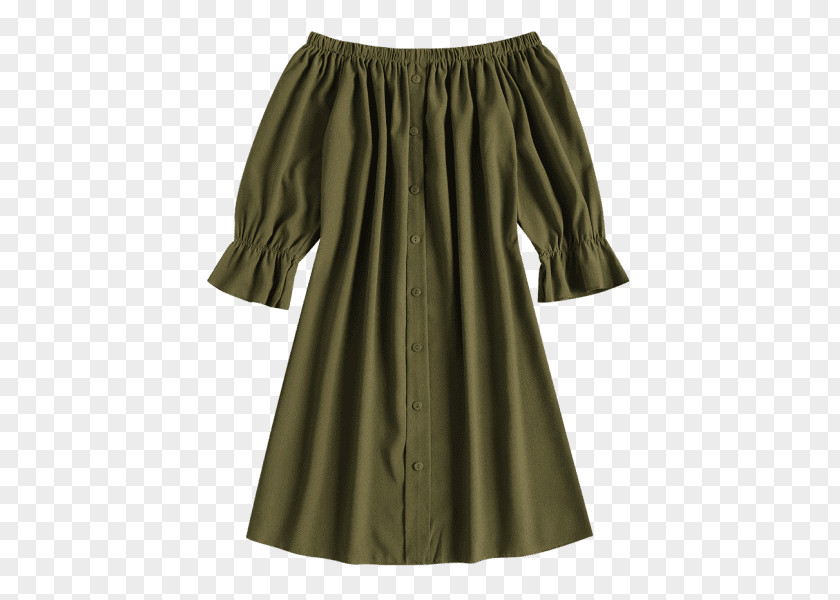 Sequin Table Runner Shoulder Khaki Dress PNG