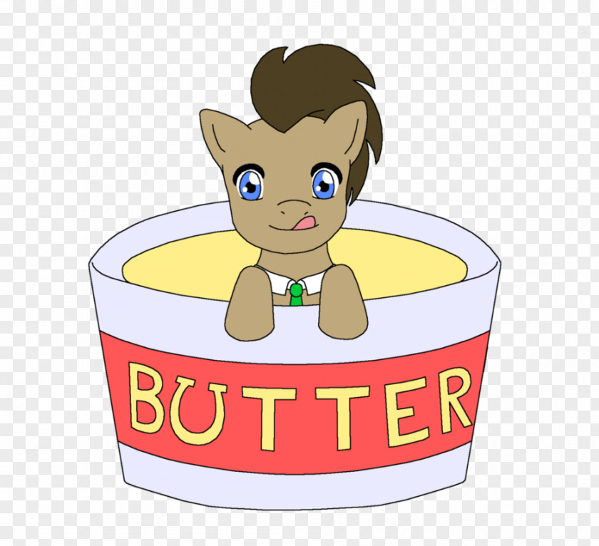 Butter Tub Character Logo Clip Art PNG