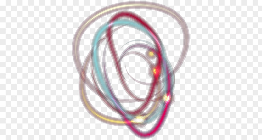 Colorful Curve Circle U76f8u4ea4 PNG