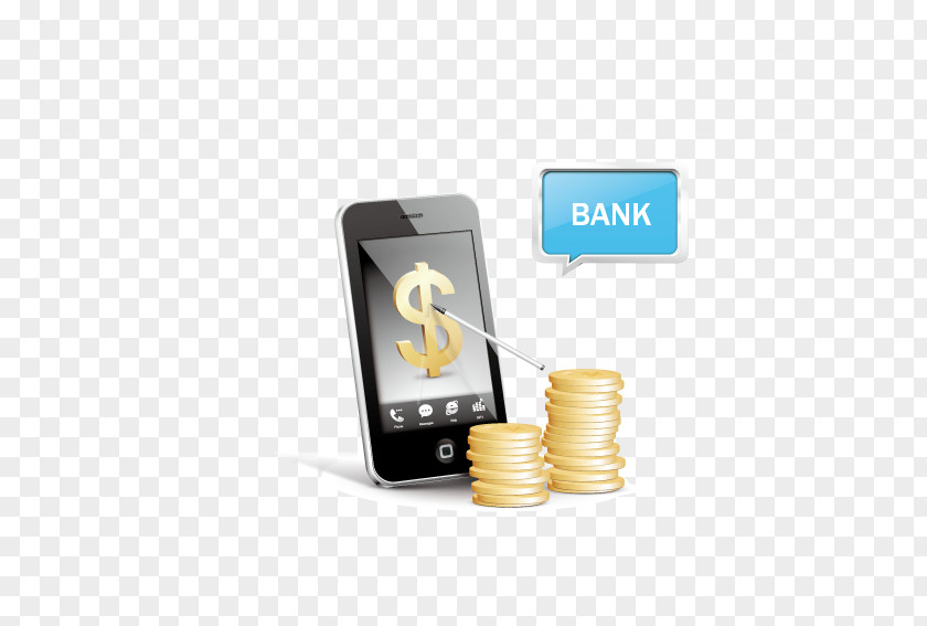 Dollar Coins Smartphone Mobile Phone Coin PNG