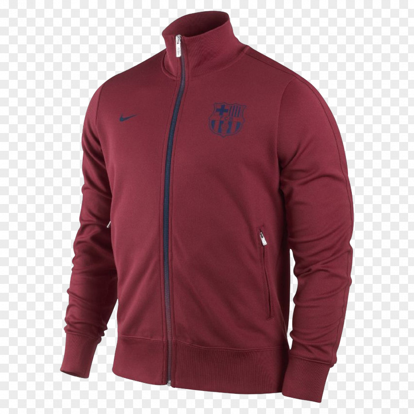Nike FC Barcelona Tracksuit Jacket Jersey PNG