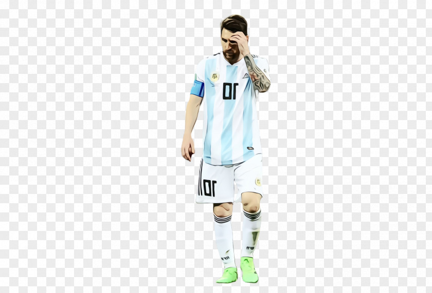 Soccer Player Sports Equipment Messi Cartoon PNG