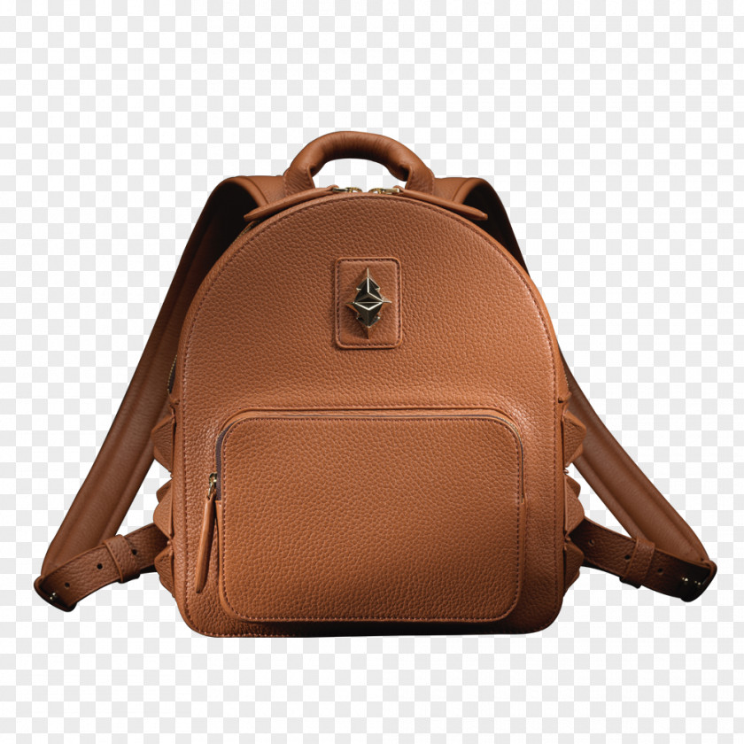 Tan Leather Bags Handbag Calfskin Backpack PNG