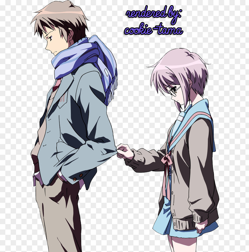 Kyon Yuki Nagato Itsuki Koizumi The Melancholy Of Haruhi Suzumiya Soundtrack PNG