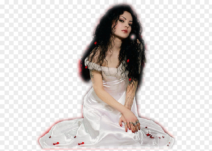 Amy Lee Model Fashion Flower PNG