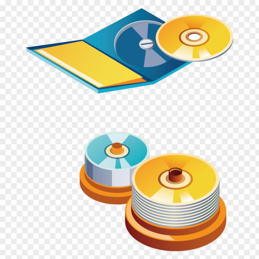 Color CD Vector Material Compact Disc Optical DVD Icon PNG