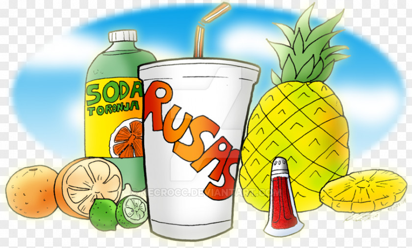 Pineapple Drawing Juice Food Cartoon PNG
